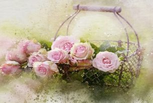 watercolor-roses-and-basket